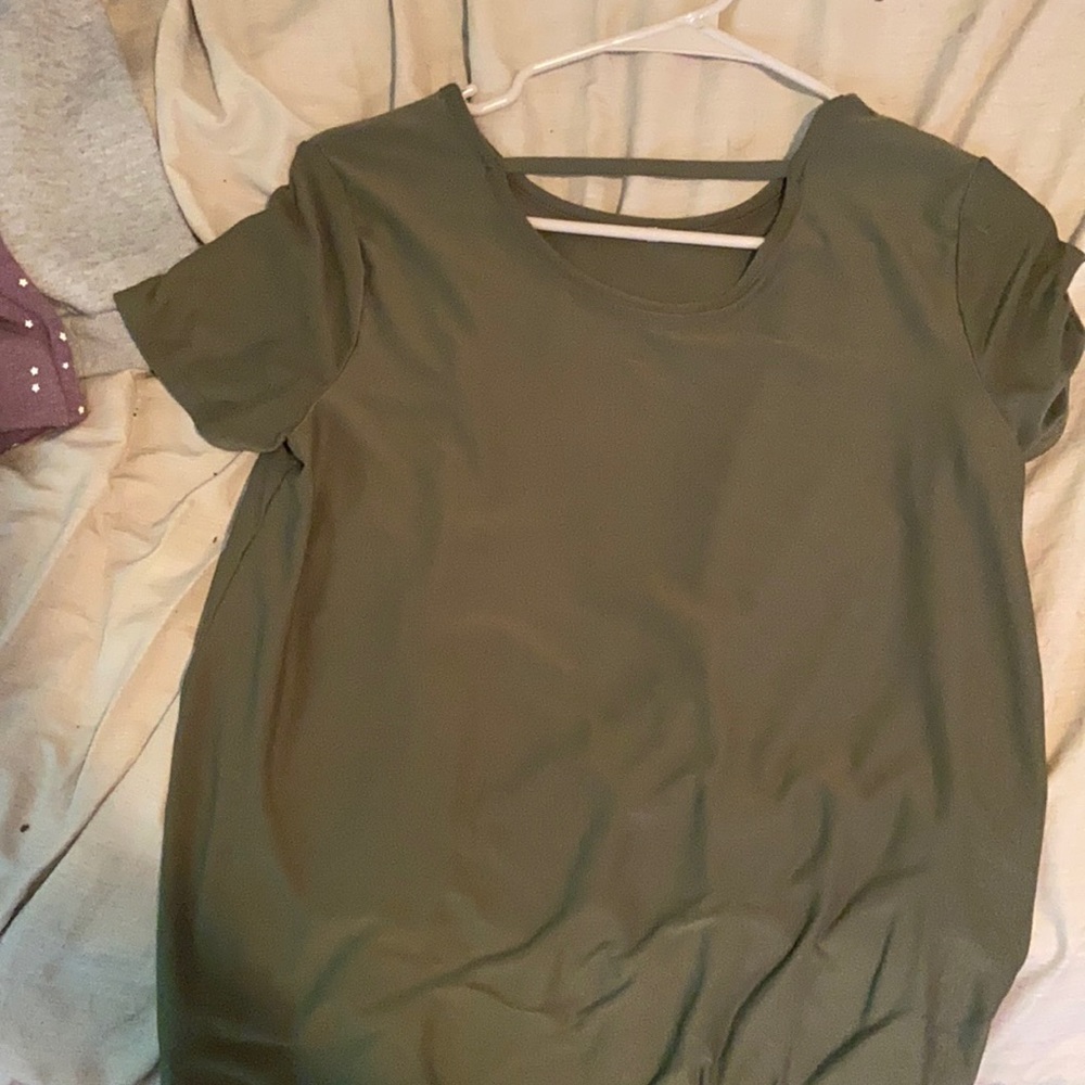 Green shirt